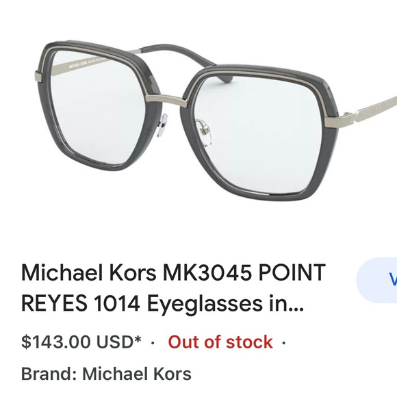 MichaelKors glasses you can wear for the beach or used for reading glasses - Picture 1 of 5